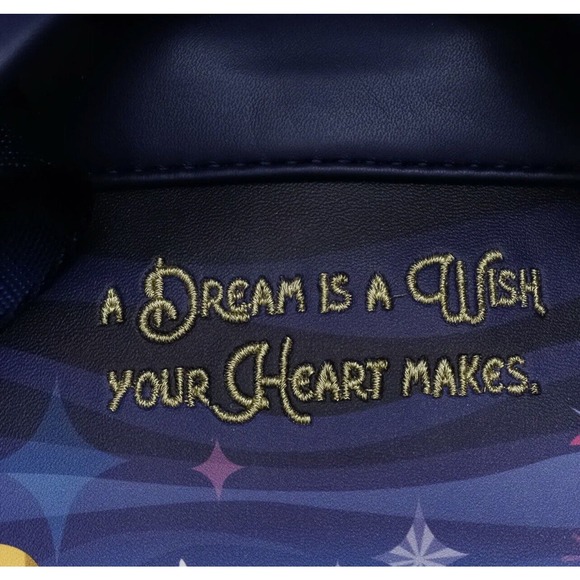 ✅✅ RARE Loungefly Disney Cinderella Coach Castle Mini Backpack Purse NIP Bag - Picture 5 of 12